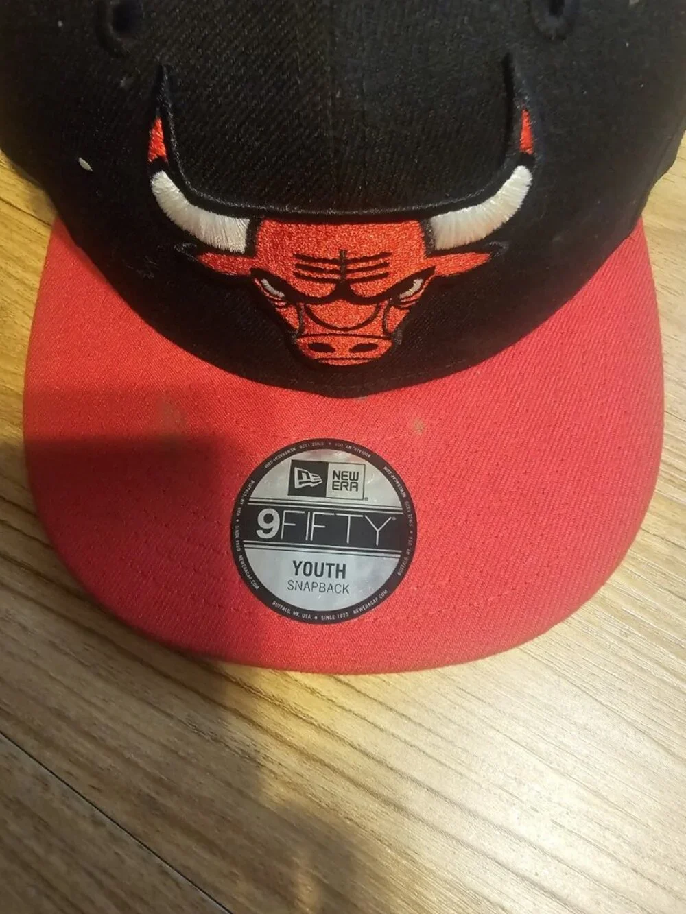 New Era 9Fifty Chicago Bulls Youth Basketball Hat Cap Snapback NBA Black